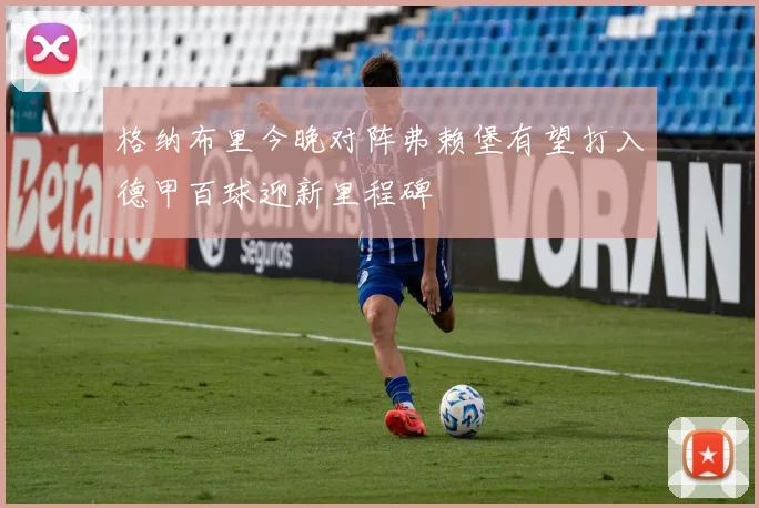 格纳布里今晚对阵弗赖堡有望打入德甲百球迎新里程碑