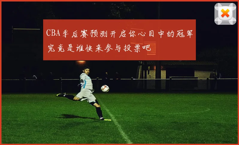 CBA季后赛预测开启你心目中的冠军究竟是谁快来参与投票吧